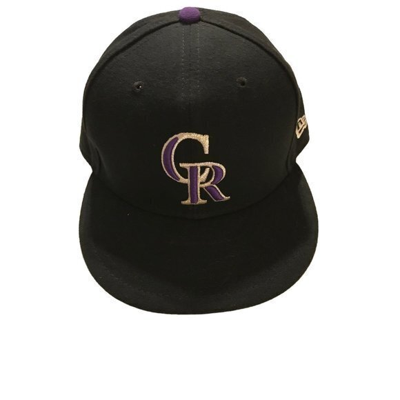 Colorado Rockies Men’s MLB Fitted Hat New Era 7 3/8 - Picture 1 of 6